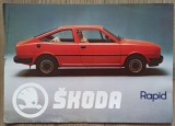 Pliant prezentare autoturism Skoda Rapid