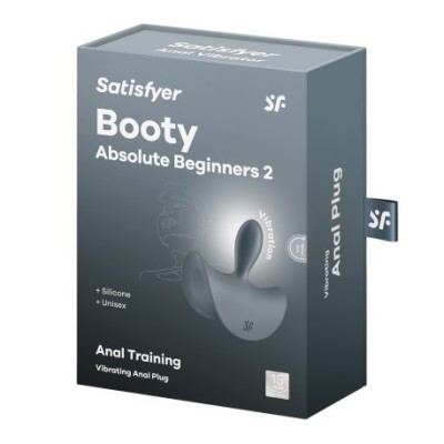 Vibrator anal unisex Satifyer Booty Absolute Beginners 2 gri foto