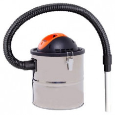 Aspirator de cenusa Muhler MC-1815S, Industrial, Pentru deseuri mari, Filtru HEPA, Inox, 18L, 800 W, Gri/Negru foto