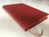 PSALTIREA TALMACITA DE PATRIARHUL NICODIM- FACSIMIL LUX DUPA EDITIA 1948 RECOPERTATA IN PIELE CU MARGINEA FILELOR PATINATA IN ROSU, FORMAT MARE