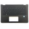 Carcasa superioara cu tastatura palmrest Laptop, HP, Pavilion X360 14-BA, 14T-BA, 924117-001, 924117-031, iluminata, neagra, layout US