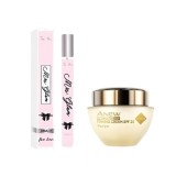 Cumpara ieftin Set parfum dama Mrs Glam 35 ml si crema de fata Anew 45 ani +, de zi