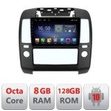 Navigatie Nissan Navara 2005-2010 F-nav5 Octa Core cu Android Radio Bluetooth Internet GPS WIFI DSP 8+128GB 4G CarStore Technology