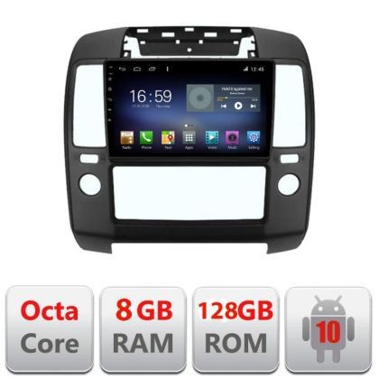 Navigatie Nissan Navara 2005-2010 F-nav5 Octa Core cu Android Radio Bluetooth Internet GPS WIFI DSP 8+128GB 4G CarStore Technology