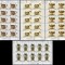 RUSIA 2004 VESELA DIN ARGINT Muzeul Poporului Serie 4 timbre in coli de 10 MNH**