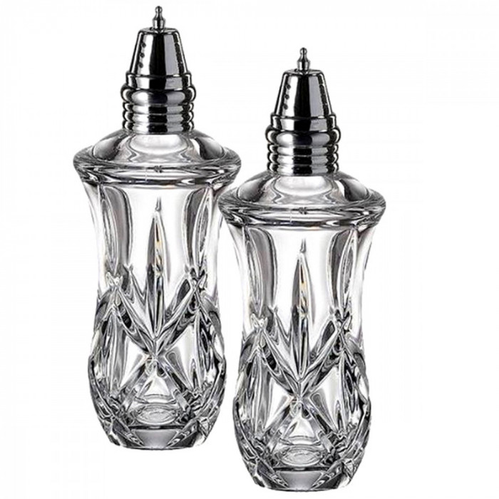 Set Sare Si Piper Cristal Bohemia Sheffield 13.4cm COD: 4510