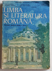 Limba si literatura romana clasa a XII-a, manual 1991 foto