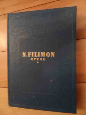 Opere Vol.1 - N. Filimon ,536148 foto