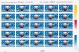 Cumpara ieftin RO 1994 LP 1357 &quot;Ziua Mondiala a Postei-supratipar/1992&quot; ,serie coala de 25, MNH, Istorie, Nestampilat