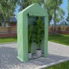 Seră cu cadru din oțel, 0,5 m&sup2;, 1 x 0,5 x 1,9 cm