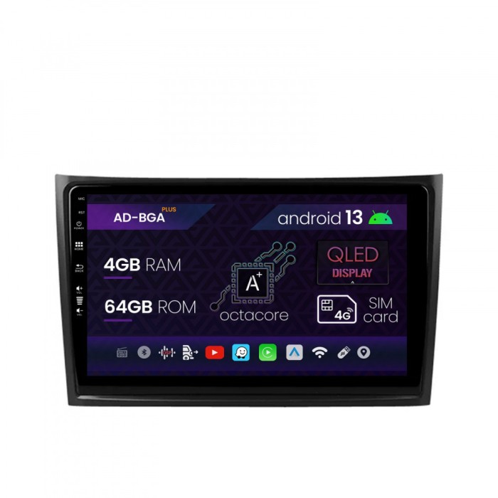 Navigatie Volvo XC90 (2002-2014), Android 13, A-Octacore 4GB RAM + 64GB ROM, 10.1 Inch - AD-BGA10004+AD-BGRKIT393