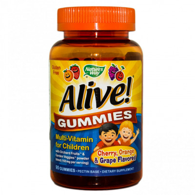 Alive gummies mutli-vitamin for children 90jeleuri secom foto