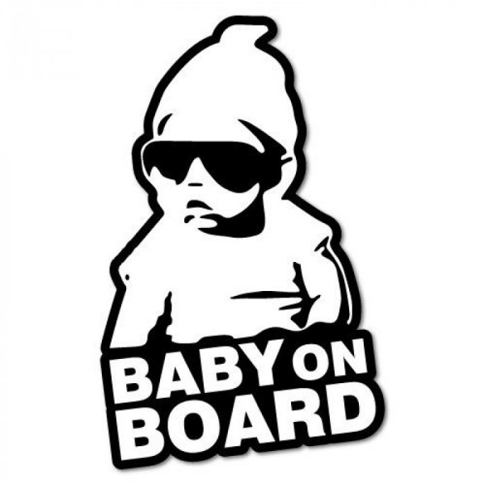 Abtibild Baby On Board Diverse AD 004