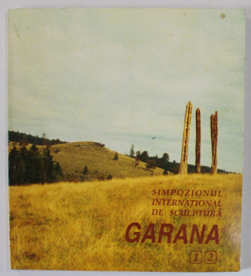 SIMPOZIONUL INTERNATIONAL DE SCULPTURA , GARANA , 1997 , PREZINTA HALOURI DE APA * foto