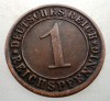 B.177 GERMANIA WEIMAR 1 REICHSPFENNIG 1933 A, Europa, Bronz