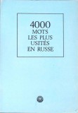 4000 MOTS LES PLUS USITES EN RUSSE-N. CHANSKI-361116