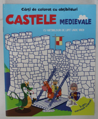 CASTELE MEDIEVALE , CARET DE COLORAT CU ABTIBILDURI , 2016 foto