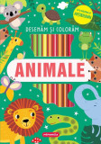Animale - Desenăm și colorăm - Paperback - Mimorello