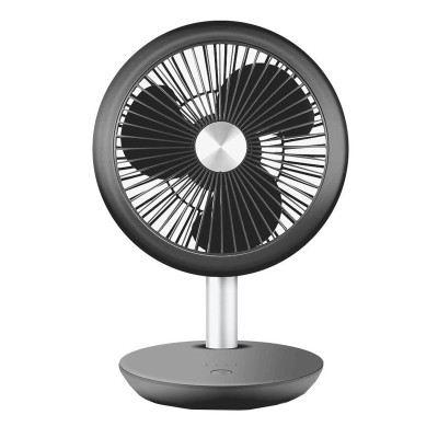 Ventilator reincarcabil Zilan, 5 W, 4 viteze, incarcare USB, Negru foto