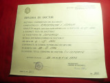 Diploma Doctor - Facultatea de Istorie 1973-1975