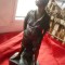 Statueta bronz - Baiat cu mainile in buzunare , bronz , h=20cm