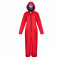 Costum pentru adulti IdeallStore&reg;, Squid Game, model Cerc, marimea XXL, rosu