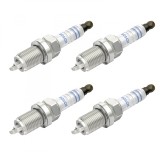 Cumpara ieftin Set 4 bujii scanteie Bosch pentru Honda Accord, Civic, Prelude, Hyundai i20, i30, Jeep Grand Cherokee, Kia Ceed, Soul