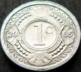 Cumpara ieftin Moneda exotica 1 CENT - ANTILELE OLANDEZE (Caraibe), anul 2005 * cod 975, America Centrala si de Sud, Aluminiu