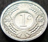 Cumpara ieftin Moneda exotica 1 CENT - ANTILELE OLANDEZE (Caraibe), anul 2005 * cod 975, America Centrala si de Sud, Aluminiu