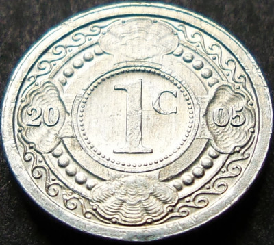 Moneda exotica 1 CENT - ANTILELE OLANDEZE (Caraibe), anul 2005 * cod 975 foto