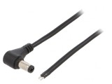 Cablu Alimentare DC 5,5/2,5 Negru 1,5m