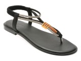 Cumpara ieftin Sandale GRYXX negre, 235810, din piele ecologica