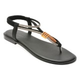 Sandale GRYXX negre, 235810, din piele ecologica