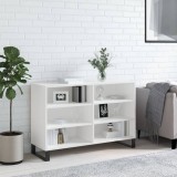 vidaXL Servantă, alb extralucios, 103,5x35x70 cm, lemn compozit