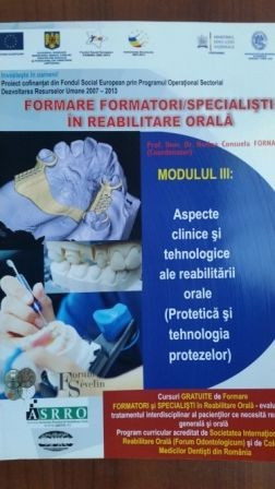 Formare formatori/ specialisti in reabilitare orala modulul 3- Norina Consuela Forna