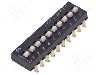 Intrerupator DIP, 10 pozitii, montare SMT, 10 sectiuni, C&amp;K - SDA10H1SBD
