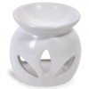 Suport Ulei Parfumat Ceramic, Alb, 7.5x8.5cm, Oem