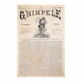 Revista &bdquo;Ghimpele&rdquo;, anul X, 1868-1870, COMPLET - piesă extrem de rară