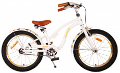 Bicicleta pentru fete Volare Miracle Cruiser, 18 inch, culoare alb, frana de man PB Cod:21888 foto