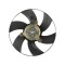 GMV ventilator radiator Seat Cordoba (6K), 1993-1999, motor 1.4; 1.6, 1.8; 2.0 benzina, 1.9 SDI/TDI, diesel, cu AC/fara AC, 350 W; 300 mm; 2 pini, ti