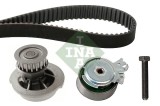 INA 530 0004 32 Set pompa apa + curea dintata