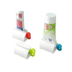 Storcător tub pastă de dinți, plastic, verde, 5.5x4 cm