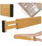 Organizator Sertar din Bambus Reglabil 43-56.5 cm
