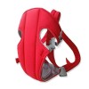 Marsupiu Port Bebe Baby Carriers 2 Poziții, 3-12 Luni, Max 10kg, Ajustabil, Buzunar, Poliester, Roșu/Albastru