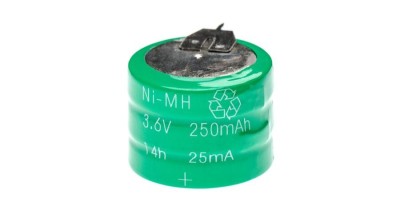 Baterie VHWB RC model V250H - 250mAh 3.6V NiMH + fișă de lipit cu 3 pini foto