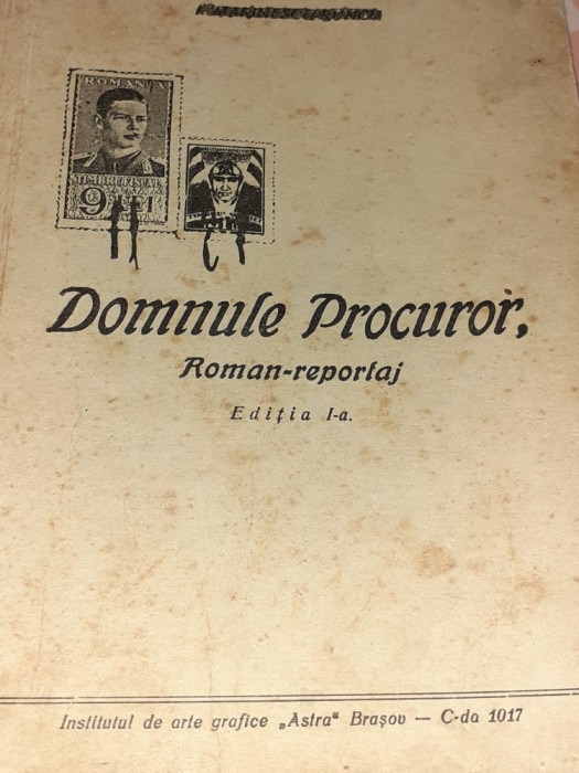 DOMNULE PROCUROR ROMAN - REPORTAJ I. MARINESCU - RUNCU 1942