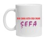 Cana alba personalizata pentru sefa, INOVATIX&reg;. 330ml, Oem