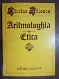 Aritmologhia etica- Nicolae Nilescu