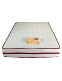 Saltea ortopedica cu arcuri, Roza Super Lux Ortopedic 160x190x25cm, fermitate mediu spre tare, plasa de arcuri Bonell, fara vara-iarna, banda de aeris