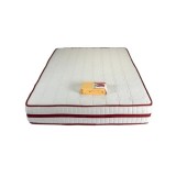 Saltea ortopedica cu arcuri, Roza Super Lux Ortopedic 140x190x25cm, fermitate mediu spre tare, plasa de arcuri Bonell, fara vara-iarna, banda de aeris